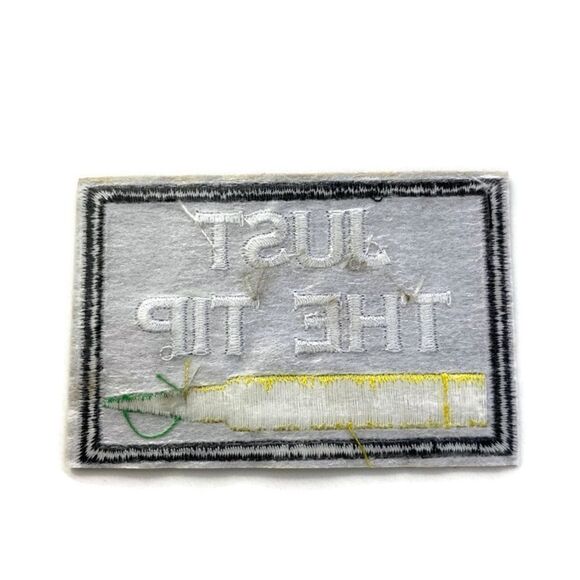 Just The Tip Embroidered Patch - Picture 3 of 3